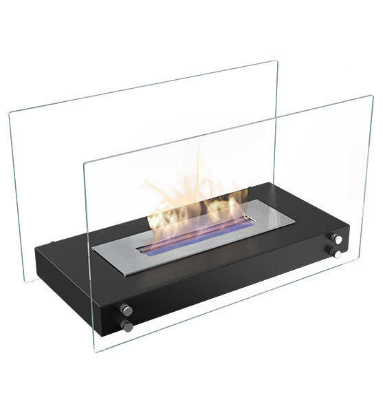 Bioethanol fireplace / free-standing / contemporary / open hearth